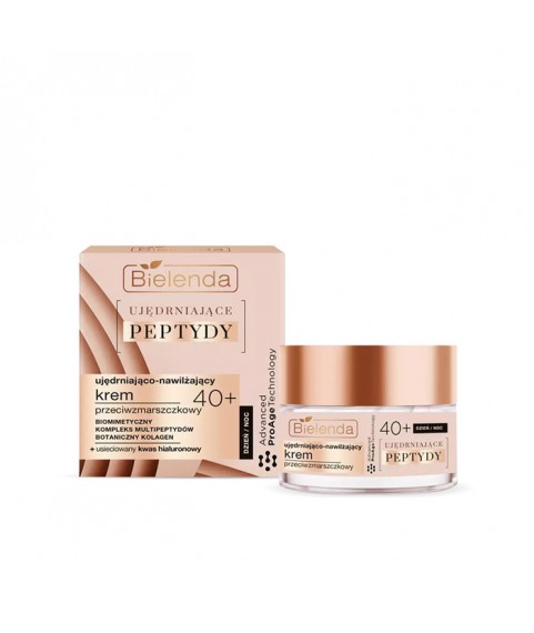 BIELENDA Укрепляющий и увлажняющий крем против морщин с пептидами 40+ Firming Peptides, 50 мл
