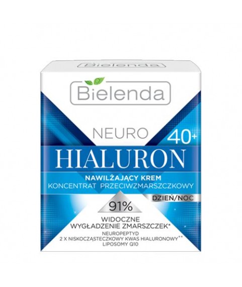 BIELENDA Увлажняющий крем против морщин 40+ дневной/ночной NEURO HIALURON 50 мл