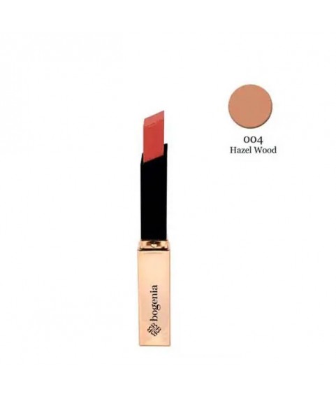 BOGENIA BG700 Помада для губ `Gel Lipstick` 2.2 гр  тон 004 ореховое дерево
