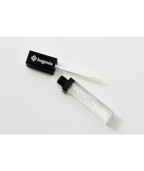 BOGENIA BG720 Помада для губ матовая `Velvet Matte Lipstick` 8 мл тон 009 бесцветный