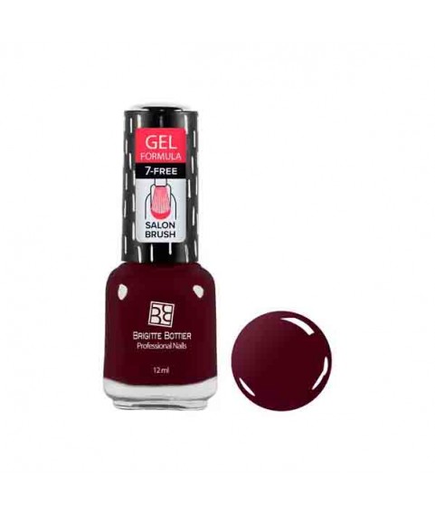 Brigitte Bottier Лак д/ногтей GEL FORMULA тон 22 спелая вишня 12мл BB-GF22