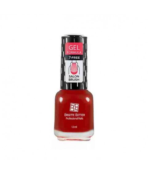 Brigitte Bottier Лак д/ногтей GEL FORMULA тон 59 алая роза 12мл BB-GF59