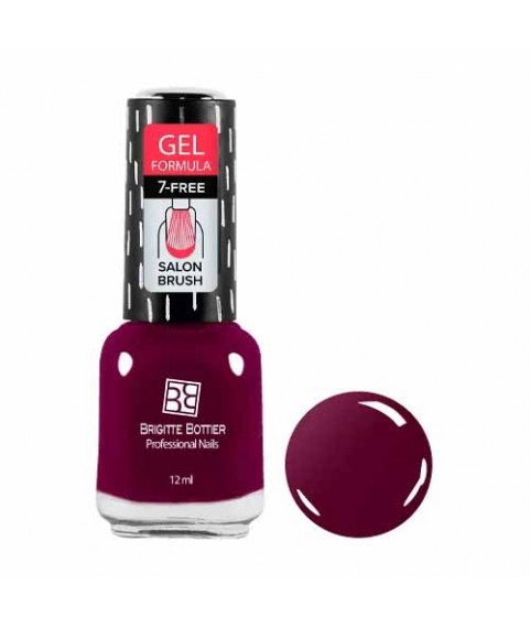 Brigitte Bottier Лак д/ногтей GEL FORMULA тон 05 темно-пионовый 12мл BB-GF05