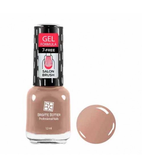 Brigitte Bottier Лак д/ногтей GEL FORMULA тон 06 кремово-розовый 12мл BB-GF06