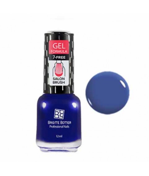 Brigitte Bottier Лак д/ногтей GEL FORMULA тон 26 глубокий синий 12мл BB-GF26