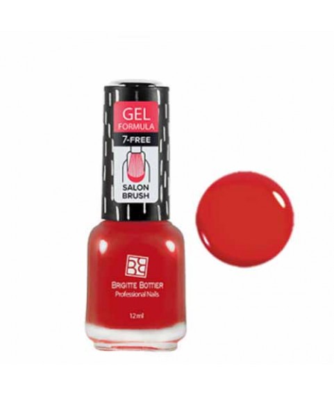 Brigitte Bottier Лак д/ногтей GEL FORMULA тон 42 клубнично-красный 12мл BB-GF42