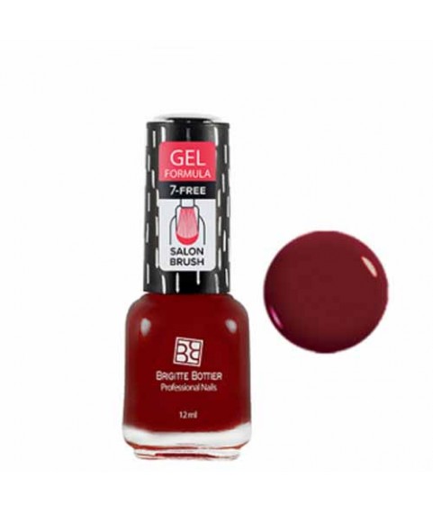 Brigitte Bottier Лак д/ногтей GEL FORMULA тон 53 темная вишня 12мл BB-GF53