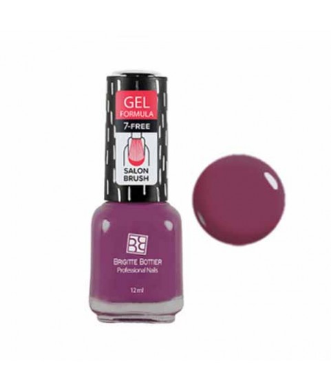 Brigitte Bottier Лак д/ногтей GEL FORMULA тон 75 лилово-розовый 12мл BB-GF75