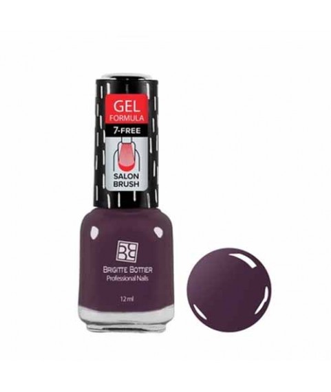 Brigitte Bottier Лак д/ногтей GEL FORMULA тон 92 поздняя слива 12мл BB-GF92