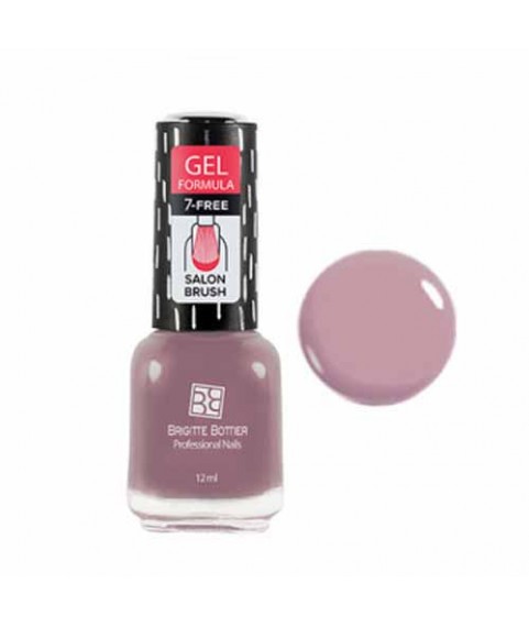 Brigitte Bottier Лак д/ногтей GEL FORMULA тон 76 розовато-лиловый-серый 12мл BB-GF76