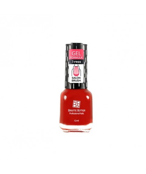 Brigitte Bottier Лак д/ногтей GEL FORMULA тон 10 насыщенно-красный 12мл BB-GF10