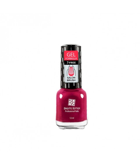 Brigitte Bottier Лак д/ногтей GEL FORMULA тон 16 вишневый перламутровый 12мл BB-GF16