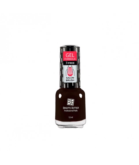 Brigitte Bottier Лак д/ногтей GEL FORMULA тон 34 горький шоколад 12мл BB-GF34