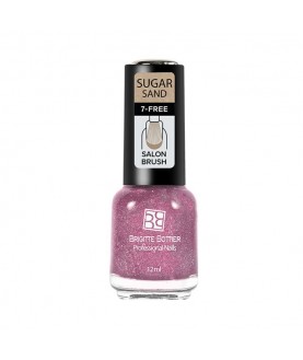 Brigitte Bottier Лак д/ногтей сахарный SUGAR SAND тон 303 искрящийся клубничный 12мл BB-SS303