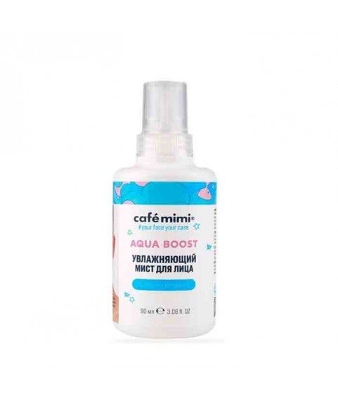 Cafe Mimi Aqua boost Мист д/лица Увлажняющий 90мл