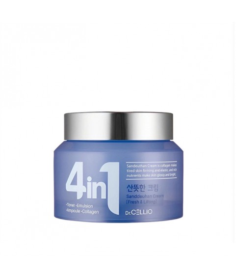 Dr.Cellio Лифтинг-крем с коллагеном 4в1 G50 4 In 1 Sanddeuhan Cream Fresh and Lifting Collagen 70 мл