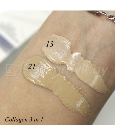 ENOUGH Увлажняющий тональный крем с коллагеном Collagen 3 in1 Whitening Moisture Foundation SPF 15, 100 мл