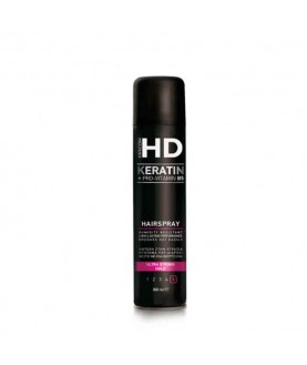 FARCOM Лак для волос HD KERATIN+PROVITAMIN B5 ультрасильной фиксации, 300 мл