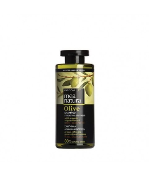 FARCOM Шампунь с оливковым маслом для сухих и обезвоженных волос MEA NATURA Olive 300  мл