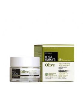 FARCOM Увлажняющий и восстанавливающий крем с оливковым маслом для лица и кожи вокруг глаз MEA NATURA Olive 50  мл.