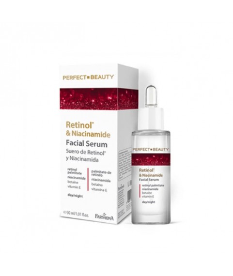 FARMONA PERFECT BEAUTY Крем сыворотка для лица c ретинолом и ниацинамидом на день/ночь (против морщин), 30 мл