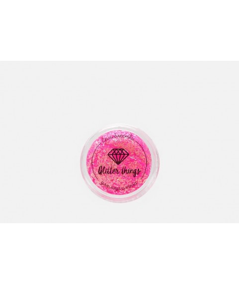 Glitter Things  Гель-блестки для лица,тела, волос Розовый неон 5 мл