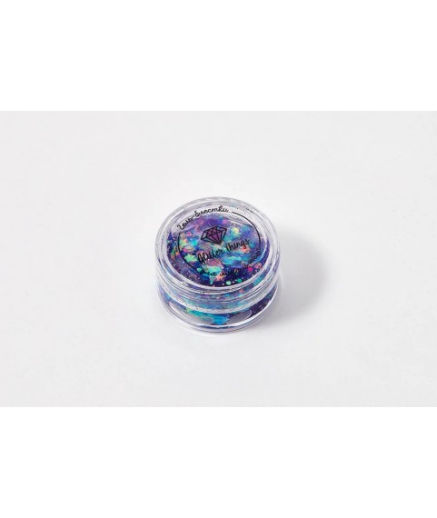 Glitter Things  Гель-блестки для лица,тела, волос Индиго 5 мл