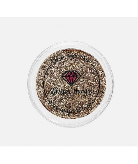 Glitter Things  Гель-блестки для лица,тела, волос Золотая пыль 5 мл