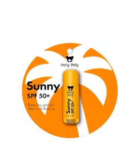 HOLLY POLLY Бальзам для губ Sunny SPF 50+ (манго/ваниль), 4.8 г