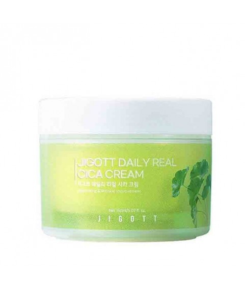 Jigott Крем для лица с экстрактом центеллы Daily Real Cica Cream, 150 мл