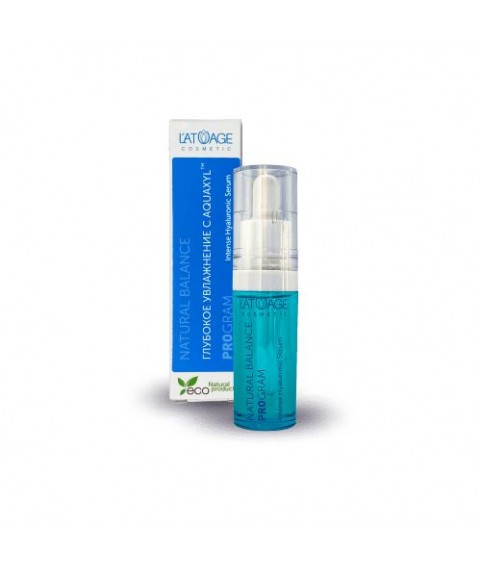 L'ATUAGE Сыворотка для лица «Intense Hyaluronic Serum ГЛУБОКОЕ УВЛАЖНЕНИЕ с AQUAXYL`, 15г