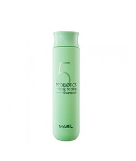 Masil Шампунь отшелушивающий с пробиотиками для укрепления и эластичности волос 5 PROBIOTICS 300 мл