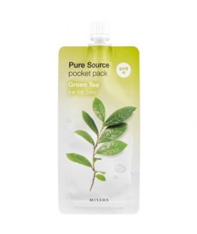 MISSHA Ночная маска для лица Pure Source Pocket Pack (Green Tea)