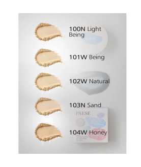 PAESE Matte Mineral Foundation Пудра рассыпчатая ( минеральная матирующая) 102W, 7г