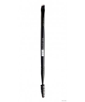 RELOUIS Кисть косметическая №6 двусторонняя для бровей RELOUIS PRO Brow&Eyeliner Brush