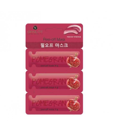 SKINLITE Маска-пленка `ГРАНАТ` 3*4г