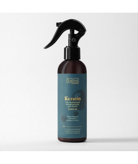 Tashe Несмываемый кондиционер для волос Tashe professional Keratin Leave-in conditioner for hair, 200 мл