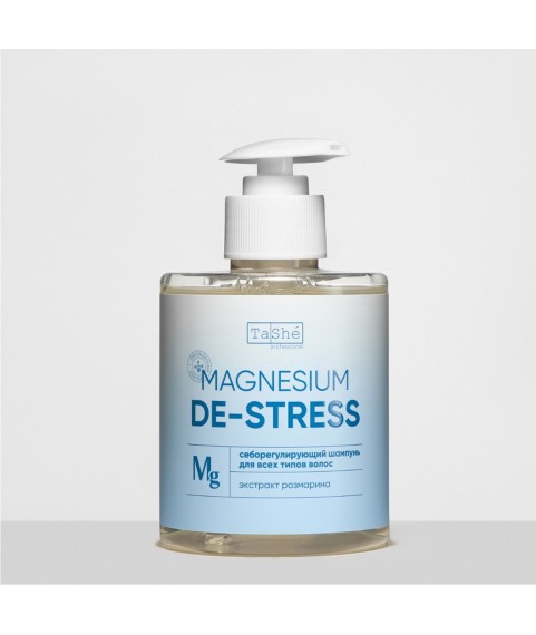 Tashe Себорегулирующий шампунь с магнием для всех типов волос Tashe professional Magnesium De-Stress Sebum Regulating Shampoo, 280 мл