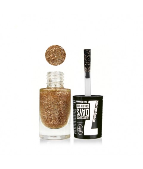 TF Лак-Гель без UF лампы COLOR GEL lasts up to 7 DAYS 269 Multichromic gold/ Мультихромное золото