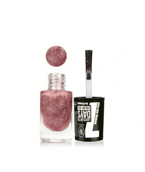 TF Лак-Гель без UF лампы COLOR GEL lasts up to 7 DAYS 273 Lilac shimmer/ Сиреневый шиммер