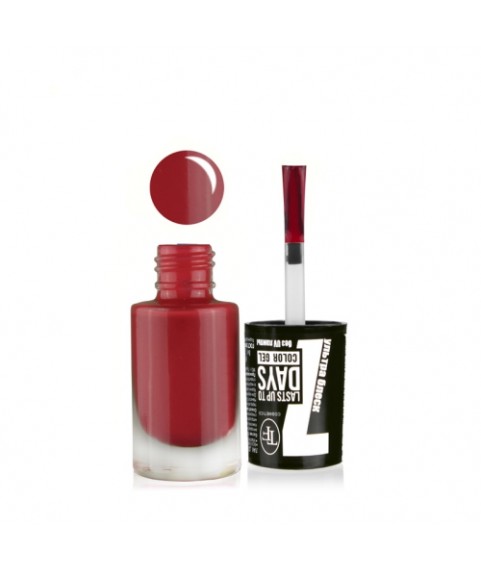 TF Лак-Гель без UF лампы COLOR GEL lasts up to 7 DAYS 281_Клубничный