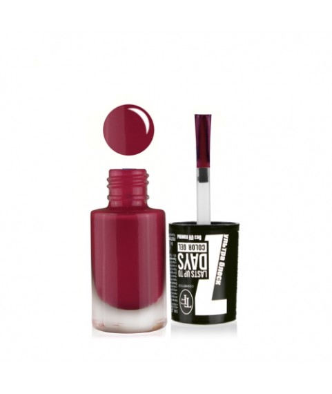 TF Лак-Гель без UF лампы COLOR GEL lasts up to 7 DAYS 282_Сливовый