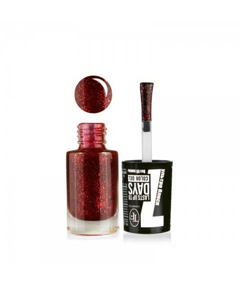 TF Лак-Гель без UF лампы COLOR GEL lasts up to 7 DAYS 286_Праздничный/Festival