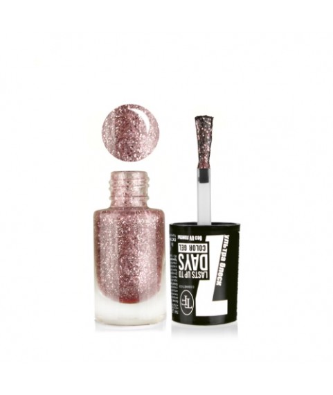 TF Лак-Гель без UF лампы COLOR GEL lasts up to 7 DAYS 298_Блестящий розовый/pink brilliant
