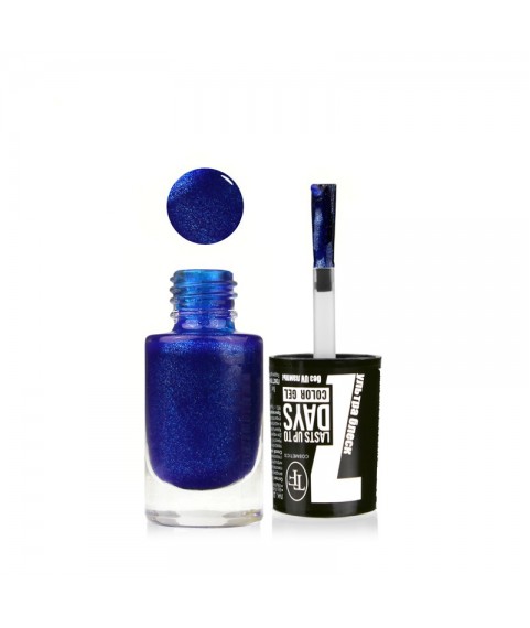 TF Лак-Гель без UF лампы COLOR GEL lasts up to 7 DAYS 279 Blue/Синий