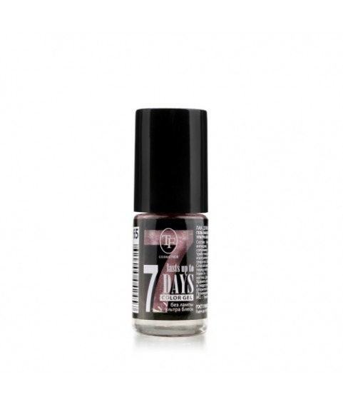 TF Лак-Гель без UF лампы COLOR GEL lasts up to 7 DAYS 265 Tender lilac/Нежная сирень