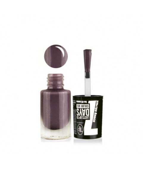 TF Лак-Гель без UF лампы COLOR GEL lasts up to 7 DAYS 290_Серо-Фиолетовый