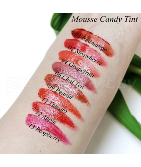 The Saem Тинт-мусс для губ  Конфетка (клубника) Saemmul Mousse Candy Tint 02 Strawberry Mousse, 8 г