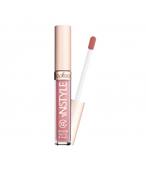 Topface PT206 Помада жидкая матовая Instyle `Extreme mat  Lip paint` (3,5мл) тон 01, легкий розово-бежевый