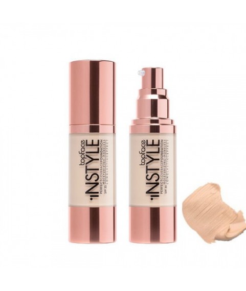 Topface PT463 Тональный крем матирующий Instyle `Perfect Covering Foundation` (30мл) тон 04, натуральный